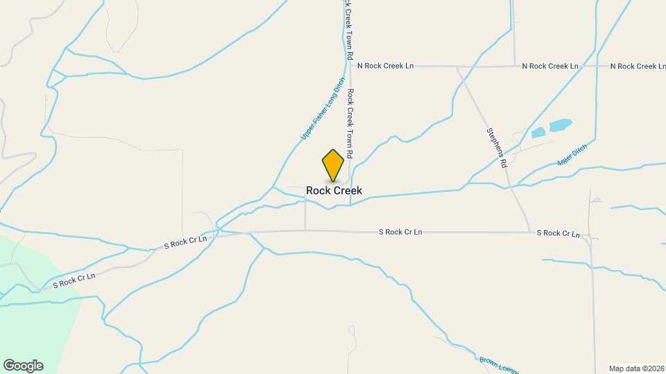 46244 Rock Creek Town Rd Map and Location Details