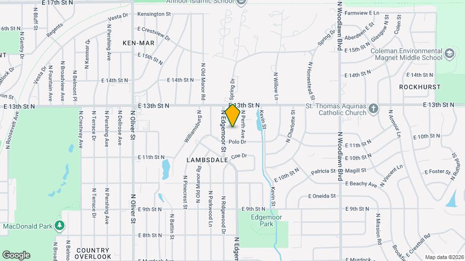 1334 N Estate Ct Mapa y Detalles de la Ubicación