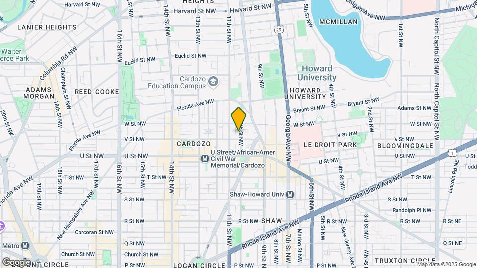 2106 10th St NW Map and Location Details
