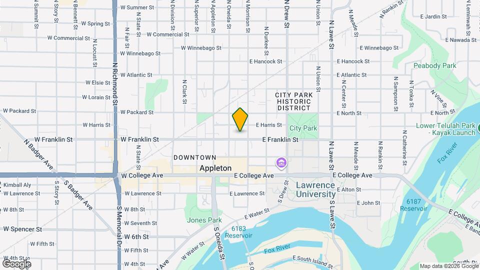118 E Franklin St, Unit 120A Map and Location Details