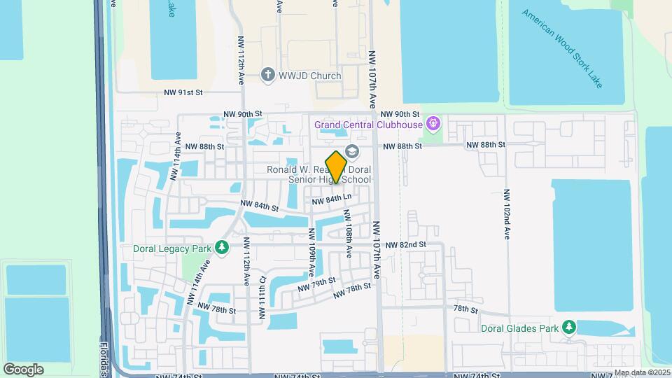 8551 NW 108th Ct Map and Location Details