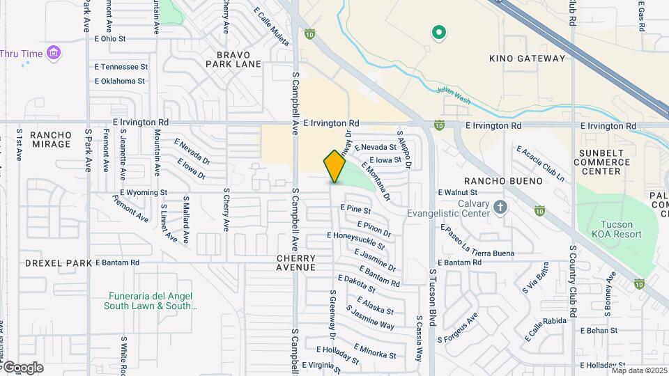 5041 S Greenway Dr Map and Location Details
