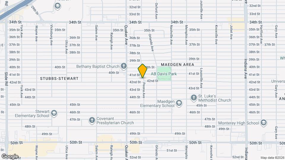 4302 42nd St Map and Location Details