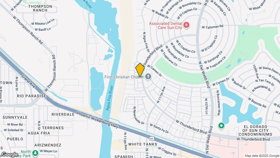 14036 N Thunderbird Blvd Map and Location Details