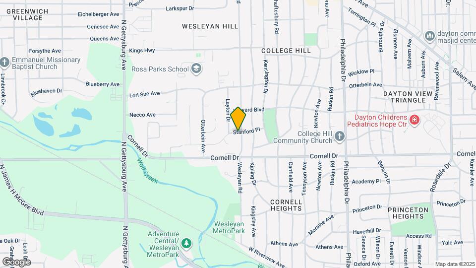 3502 Stanford Pl Map and Location Details