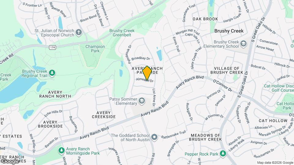 16305 Almaden Dr Mapa y Detalles de la Ubicación