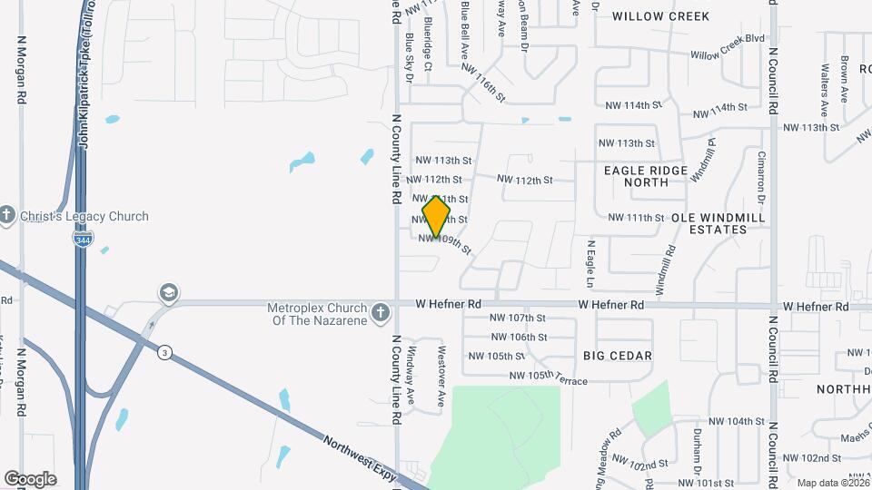 8900 NW 109th St Map and Location Details