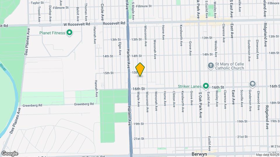 1515 Maple Ave Map and Location Details