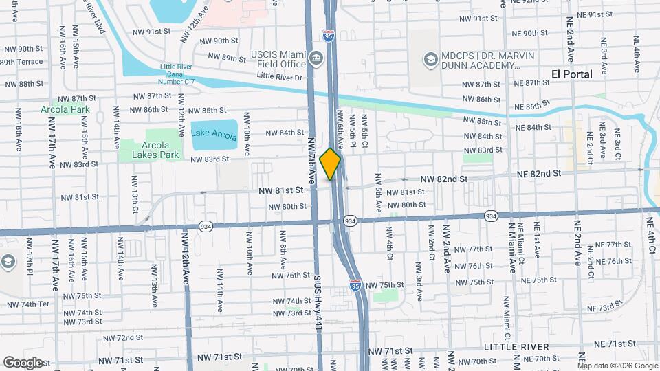 8125 NW 6th Ct Mapa y Detalles de la Ubicación