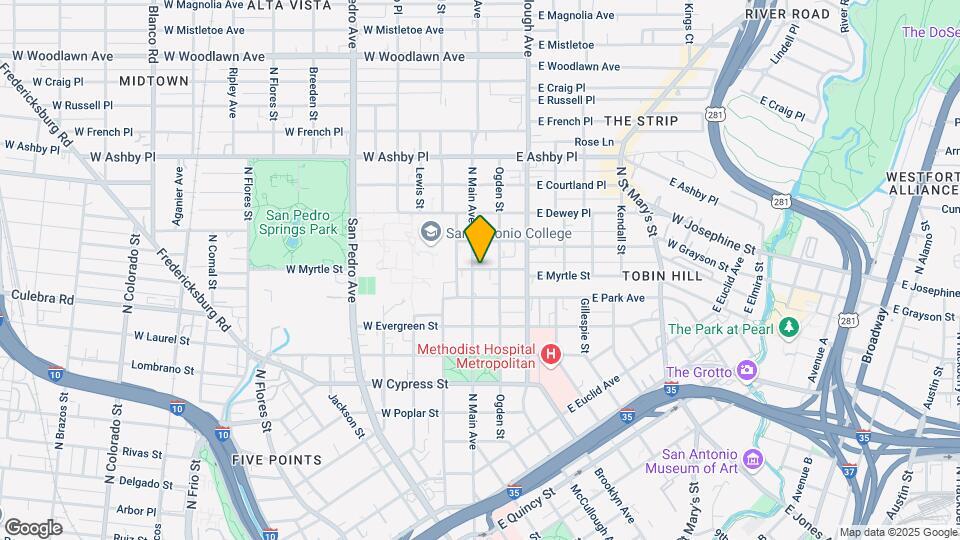 118 E Myrtle St Map and Location Details