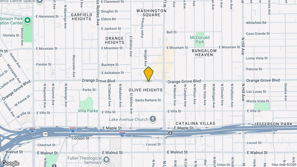 762 E Orange Grove Blvd, Unit 3 Map and Location Details