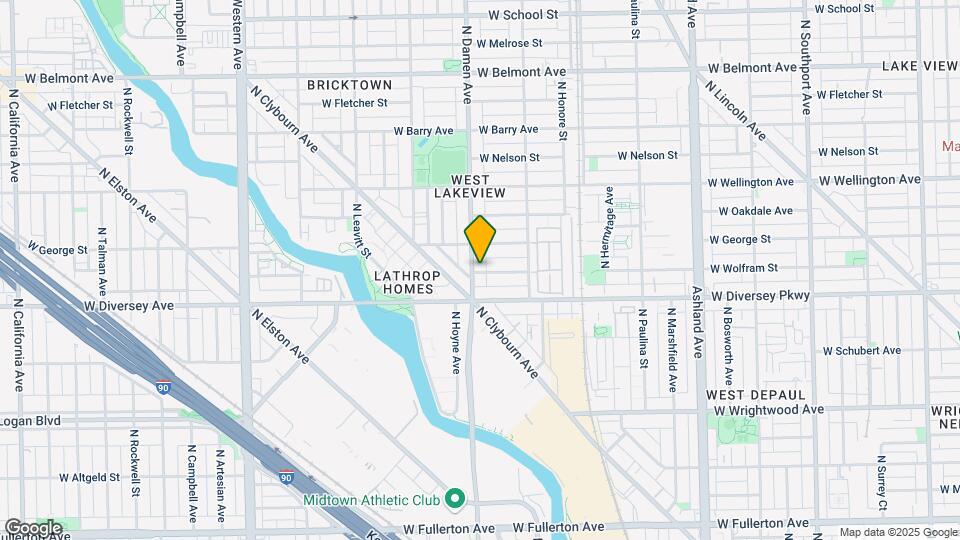 2835 N Damen Ave, Unit G00C Mapa y Detalles de la Ubicación