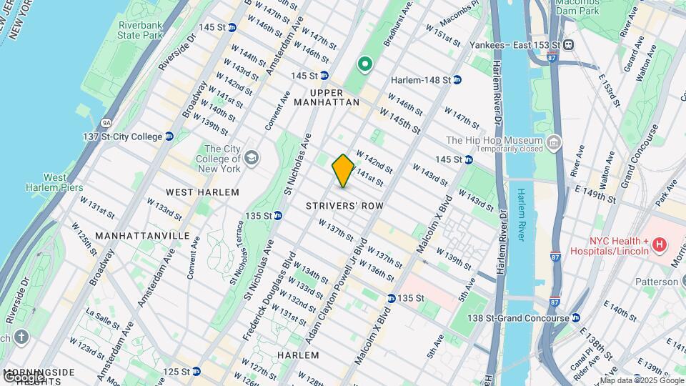 Striver's Row Gorgeous Penthouse 1 Bedroom! Map and Location Details