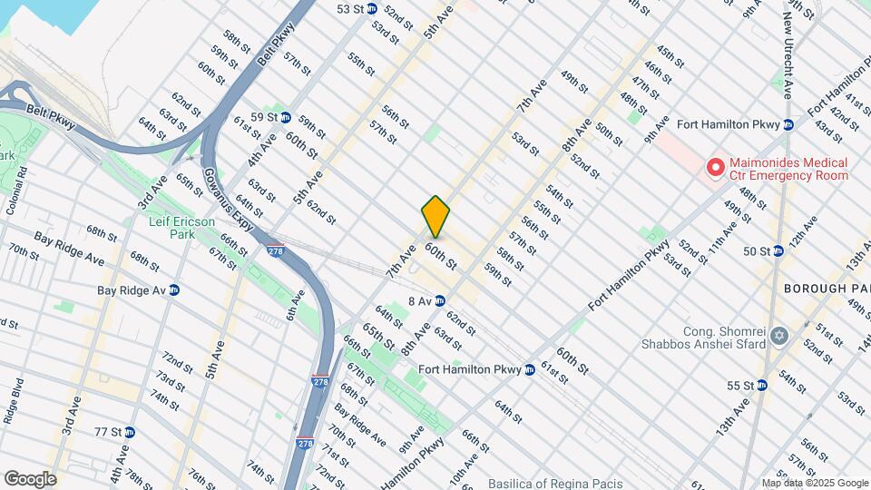 723-725 60th St Map and Location Details