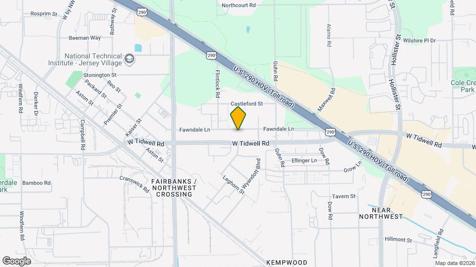8303 Fawndale Ln Map and Location Details