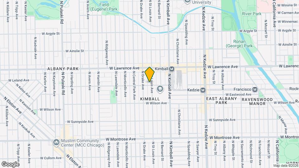 3512 W Leland Ave, Unit Private Suite Mapa y Detalles de la Ubicación