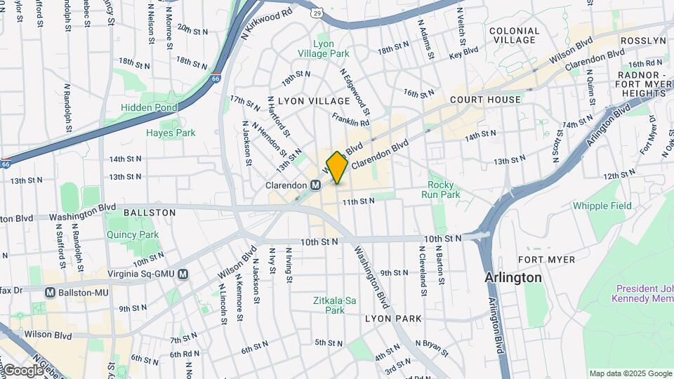 1201 N Garfield St Map and Location Details