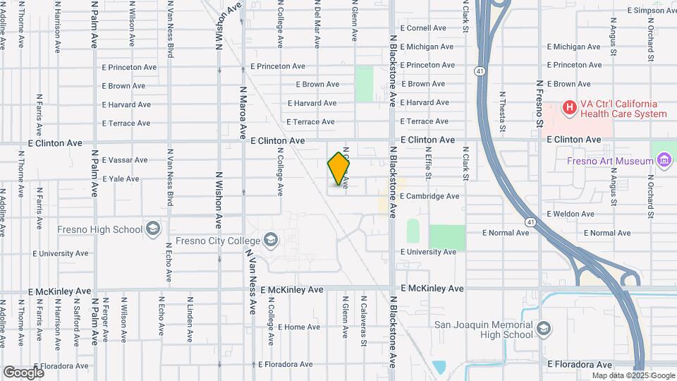 1429 E Cambridge Ave Map and Location Details