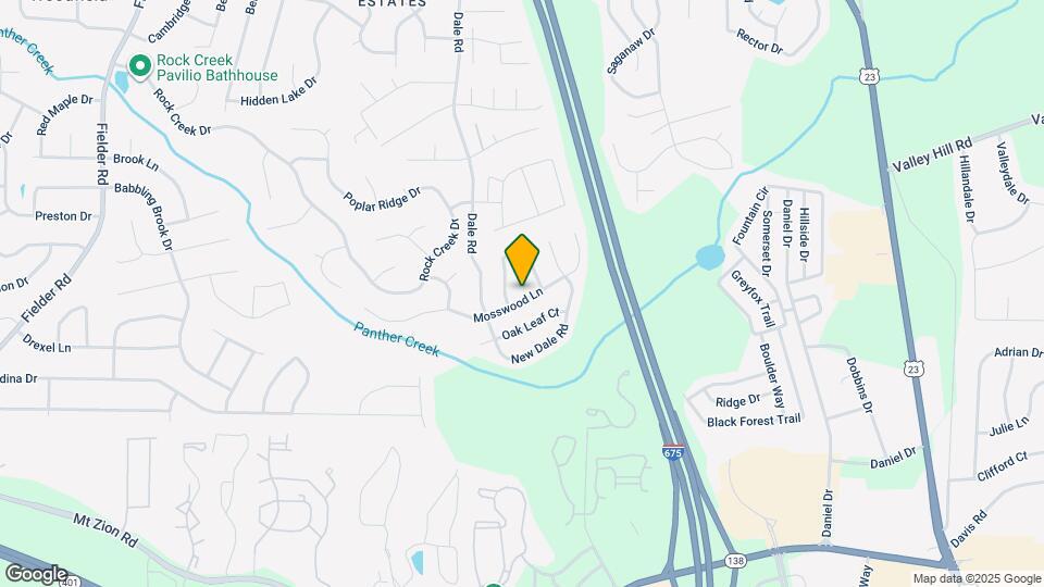 3530 Mosswood Ln Map and Location Details