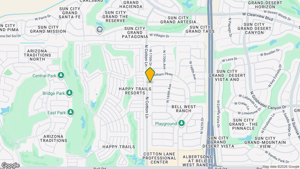 18042 N 170th Ln Map and Location Details