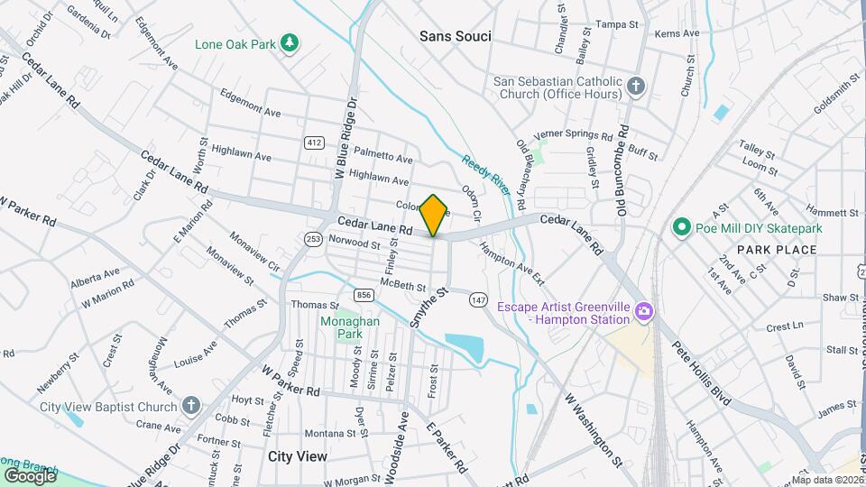 401 Cedar Lane Rd, Unit SI ID1234779P Map and Location Details