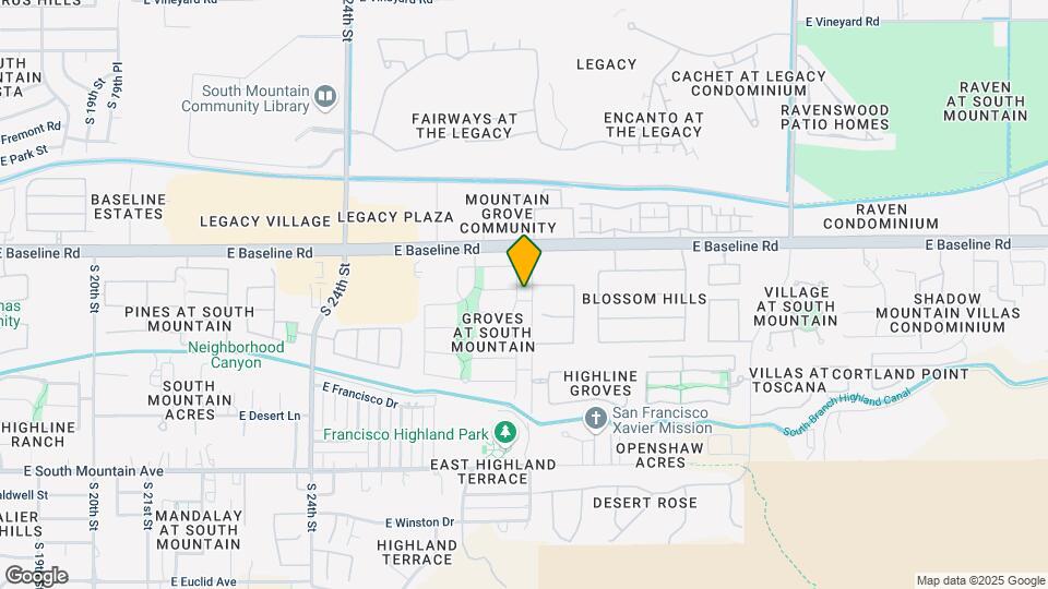 7637 S 27th Way Map and Location Details