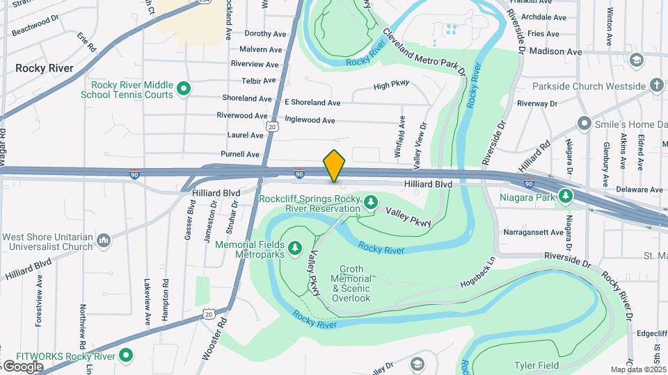 18923 Hilliard Blvd Map and Location Details