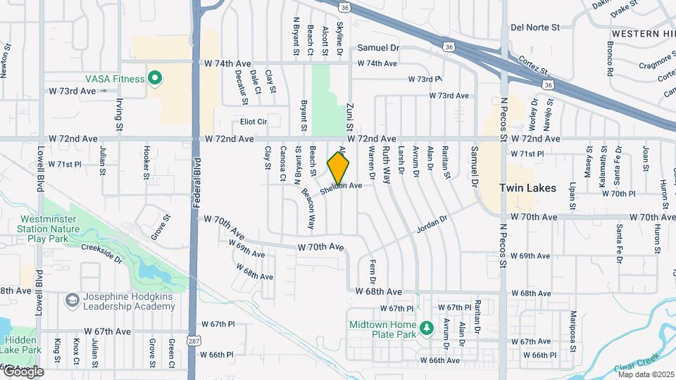 2570 Sheldon Ave Map and Location Details