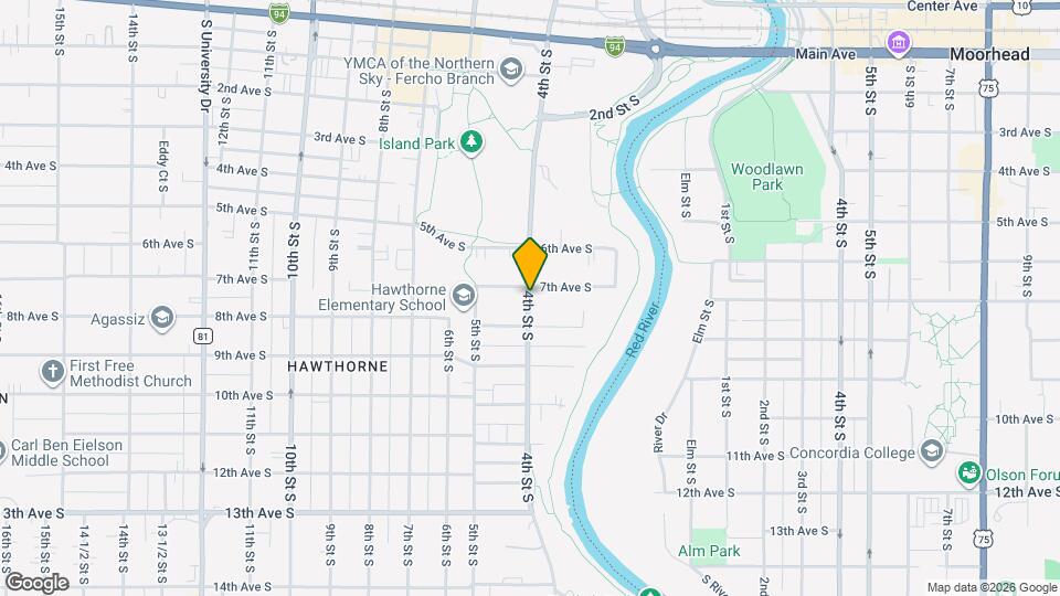 716 4th St S Map and Location Details