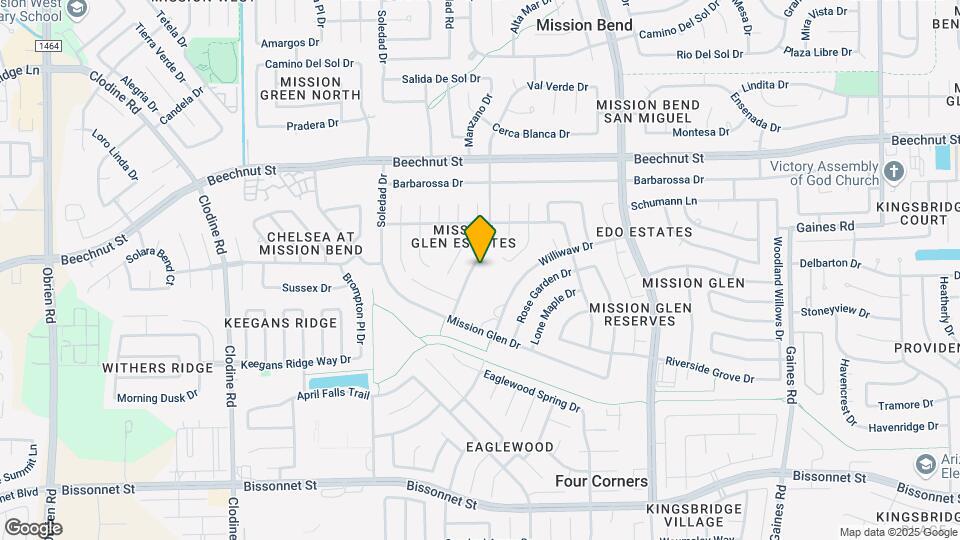 8411 Tamayo Dr Map and Location Details