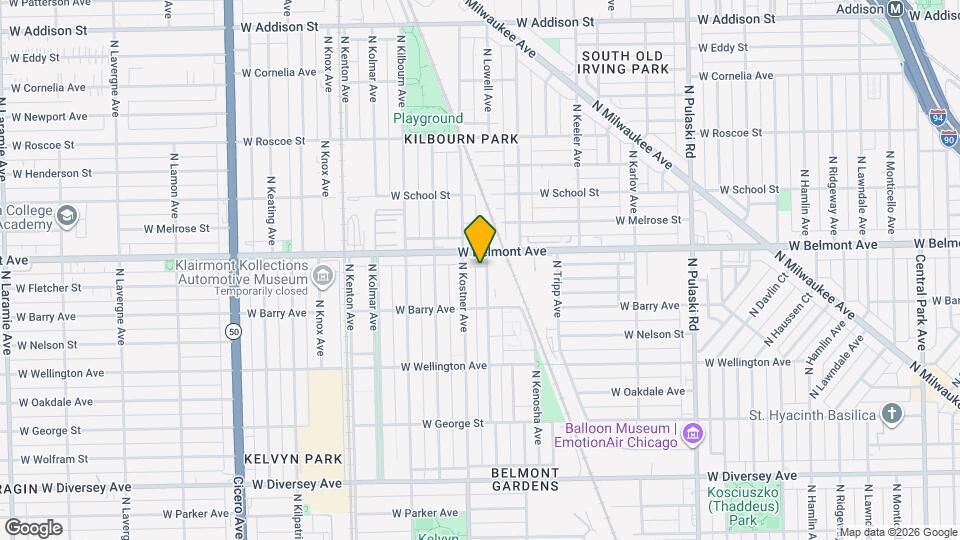 3142 N Lowell Ave Map and Location Details