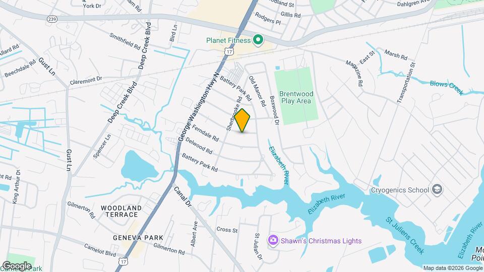 2213 Wildwood Rd Map and Location Details