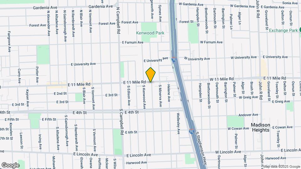 2018 E 11 Mile Rd Map and Location Details
