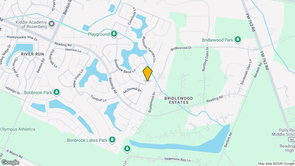 419 Blossom Terrace Ln Map and Location Details