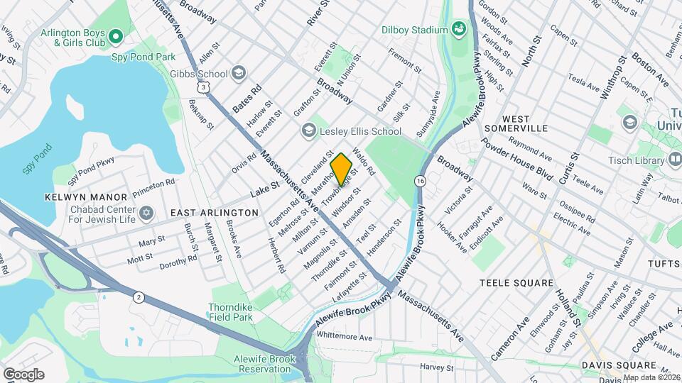 35 Trowbridge St, Unit 2 Map and Location Details