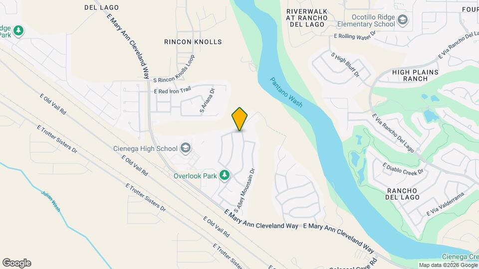 10706 S Distillery Canyon Spring Dr Mapa y Detalles de la Ubicación