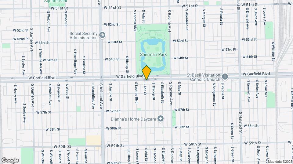 1325 W Garfield Blvd-Unit -1A Map and Location Details