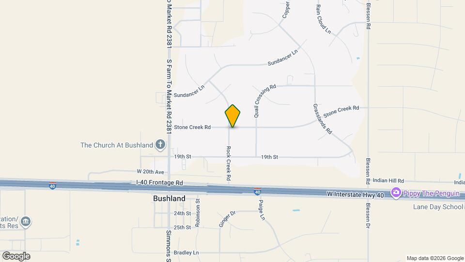 1701 Rock Creek Rd Map and Location Details