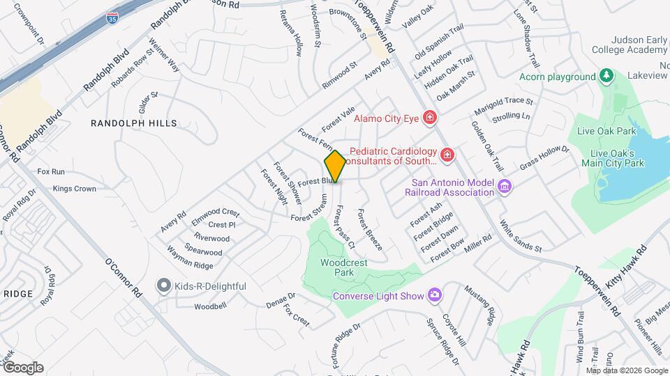 11233 Forest Pass Ct Mapa y Detalles de la Ubicación