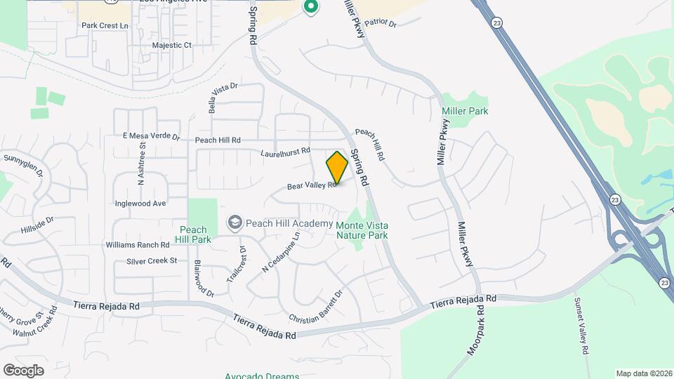 13808 Bear Valley Rd Map and Location Details