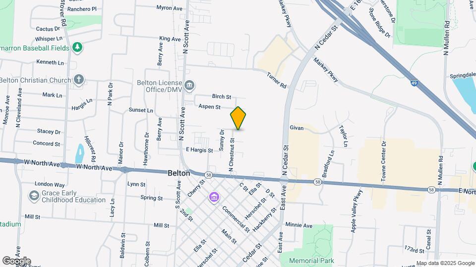 219 N Oak Dr Map and Location Details