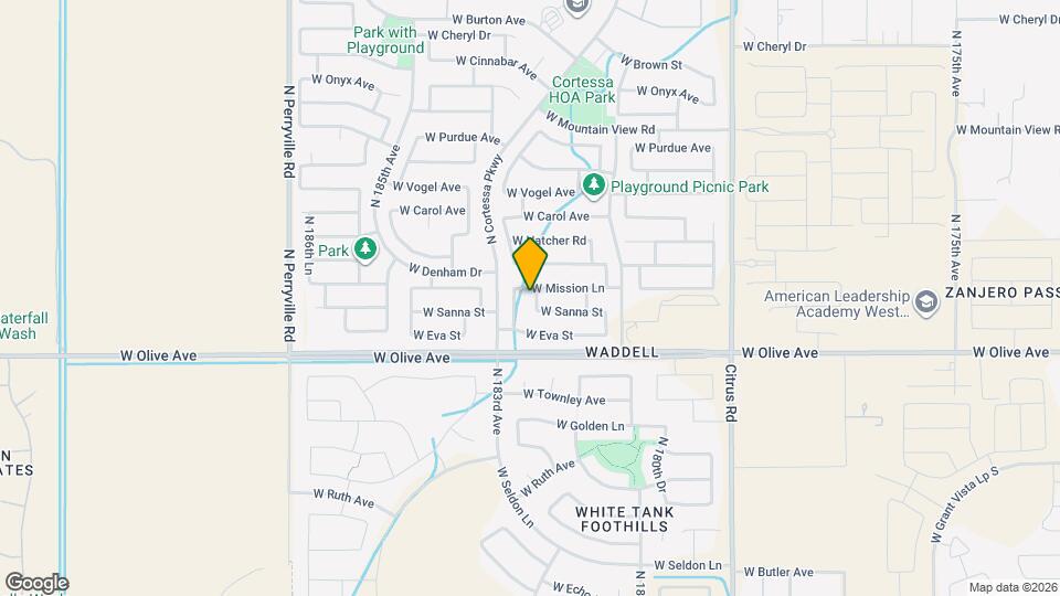 9226 N 182nd Dr Map and Location Details