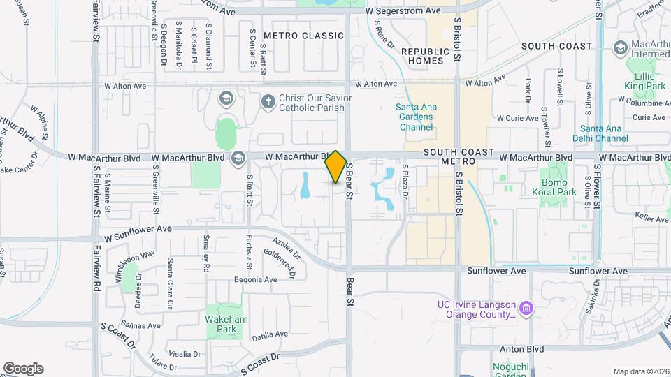 3680 S Bear St Map and Location Details