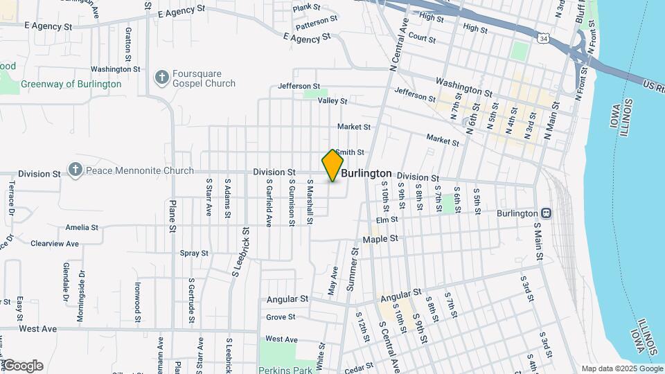 314 S Woodlawn Ave Map and Location Details