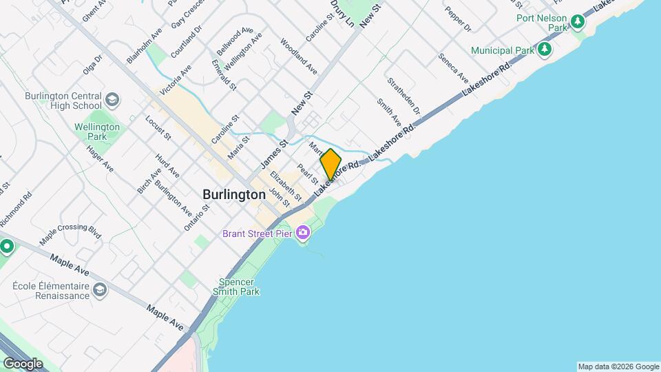 2075 Lakeshore Rd. Map and Location Details