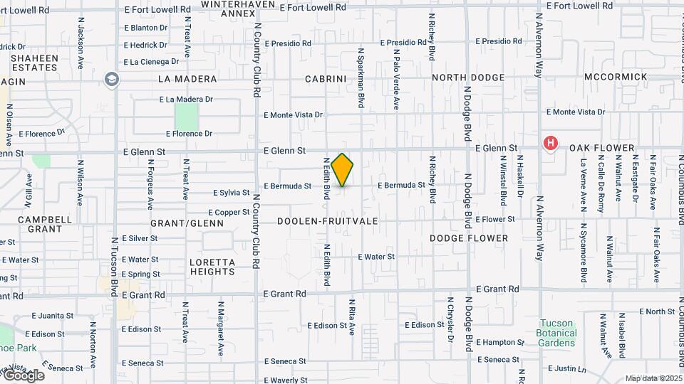 3320-3326 E Bermuda St Mapa y Detalles de la Ubicación