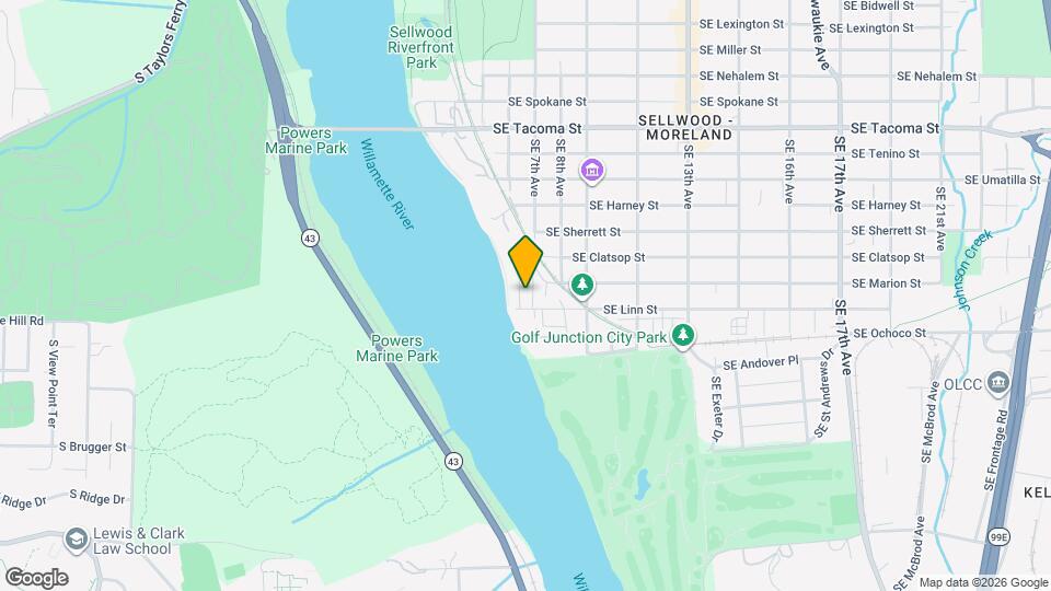 635 SE Linn St Map and Location Details