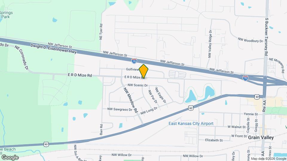 1205 E R D Mize Rd Map and Location Details
