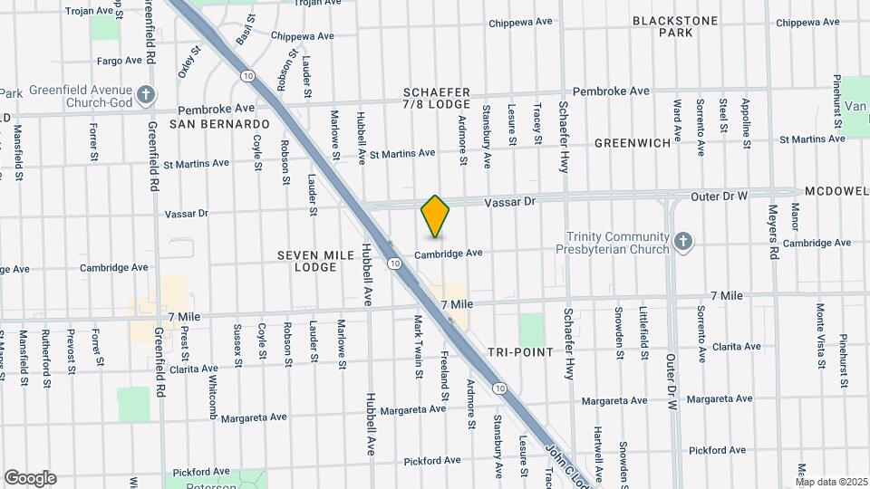 19311 Freeland St Map and Location Details
