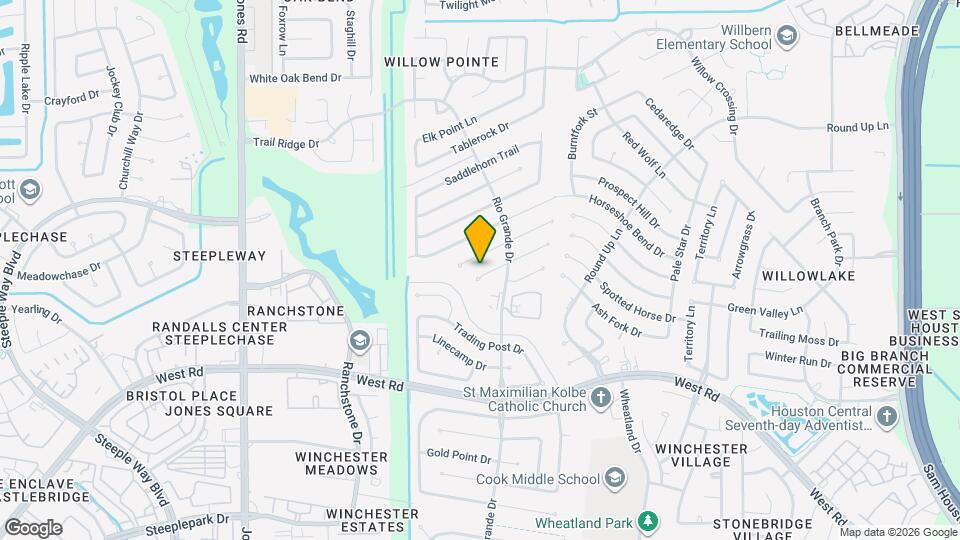 10506 Green Valley Ln Map and Location Details